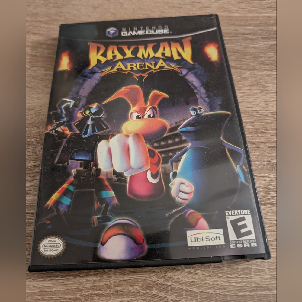 Nintendo GameCube Rayman Arena - Black and Yellow Cover, Tested, Original Owner